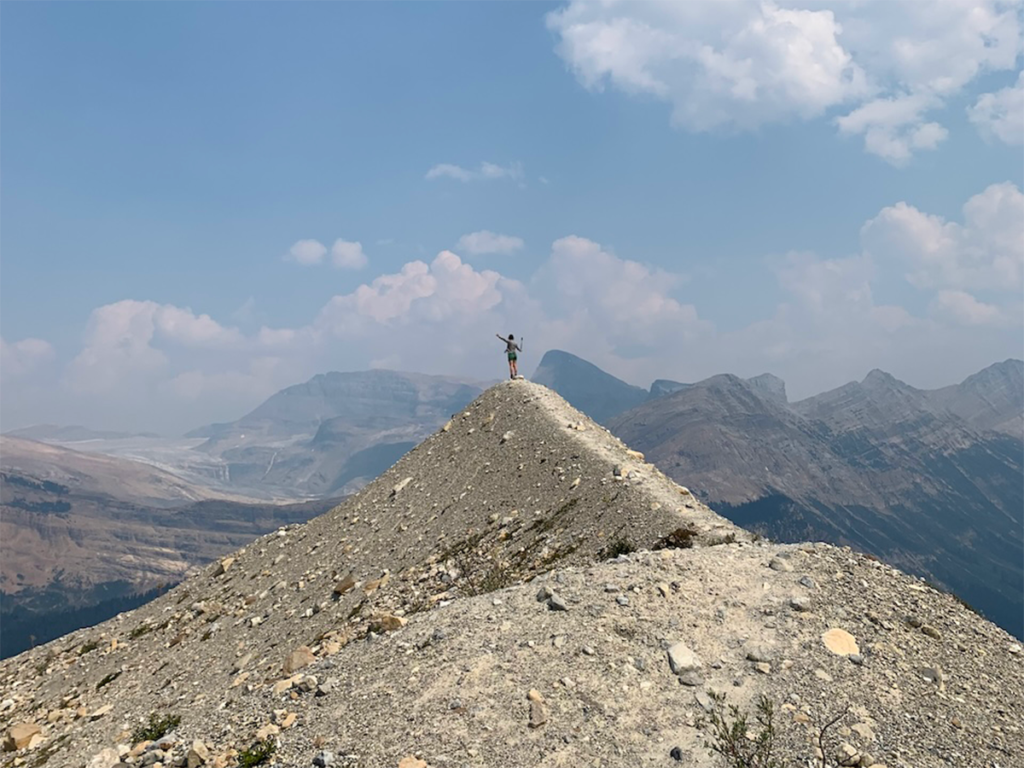 The Iceline Trail Summit in Yoho National Park