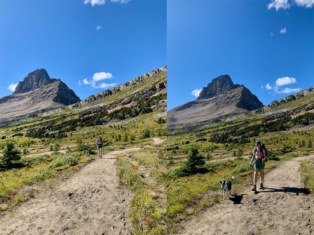 Skoki Loop hike during Banff hiking trips